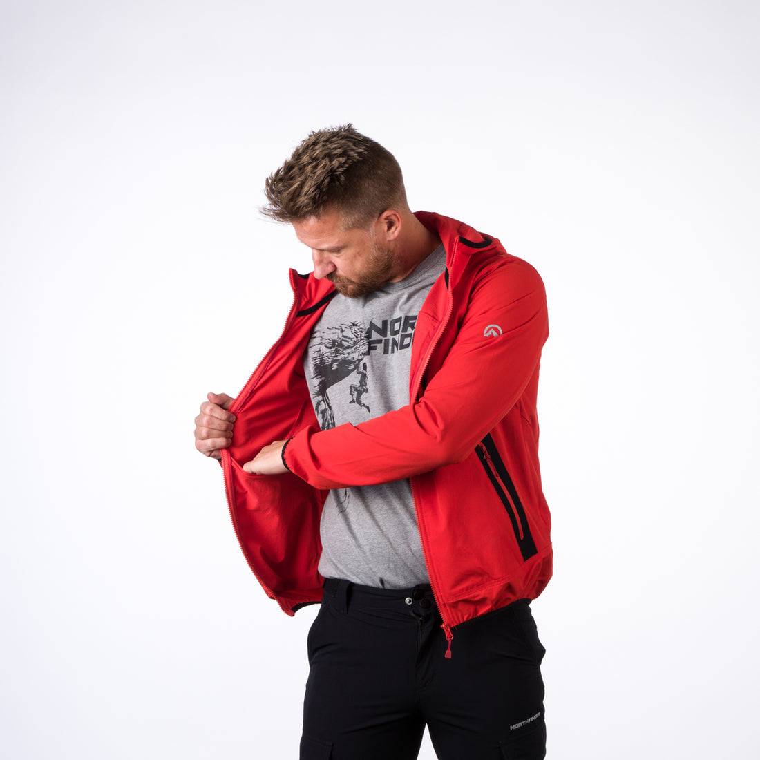 Men's softshell jacket active CASE