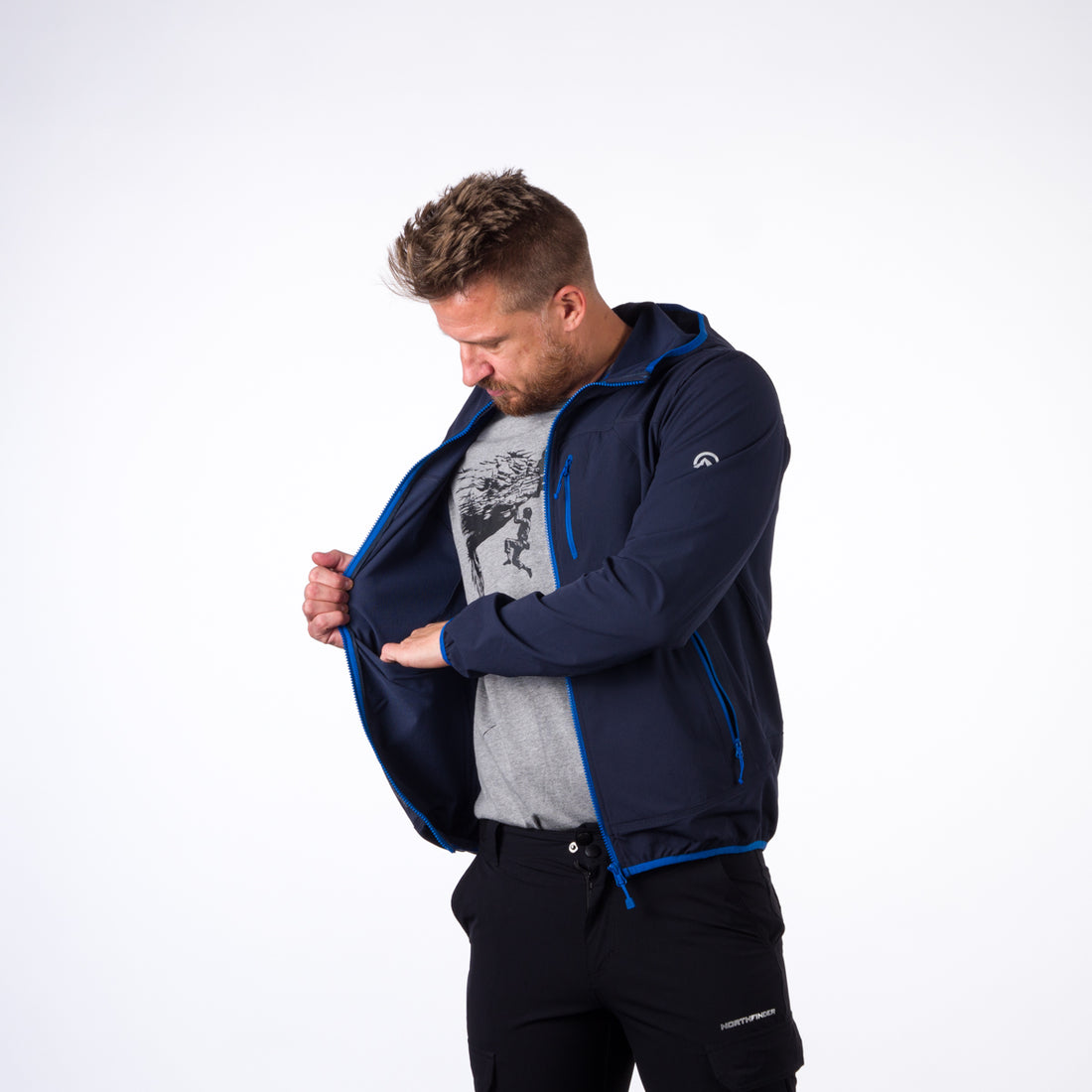 Men's softshell jacket active CASE