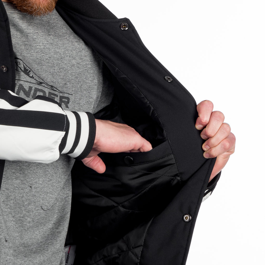Men's softshell jacket street bomber KENT
