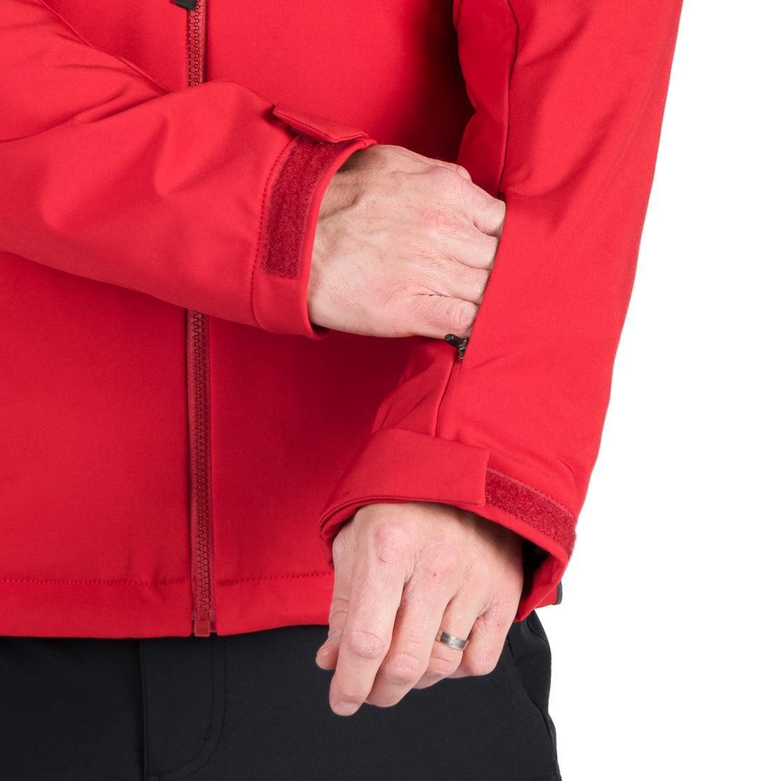 Men's softshell ski jacket DREWIN BU-5009SNW