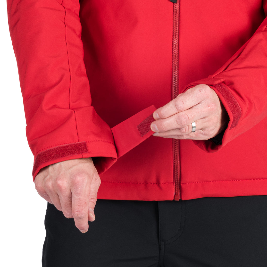Men's softshell ski jacket DREWIN BU-5009SNW