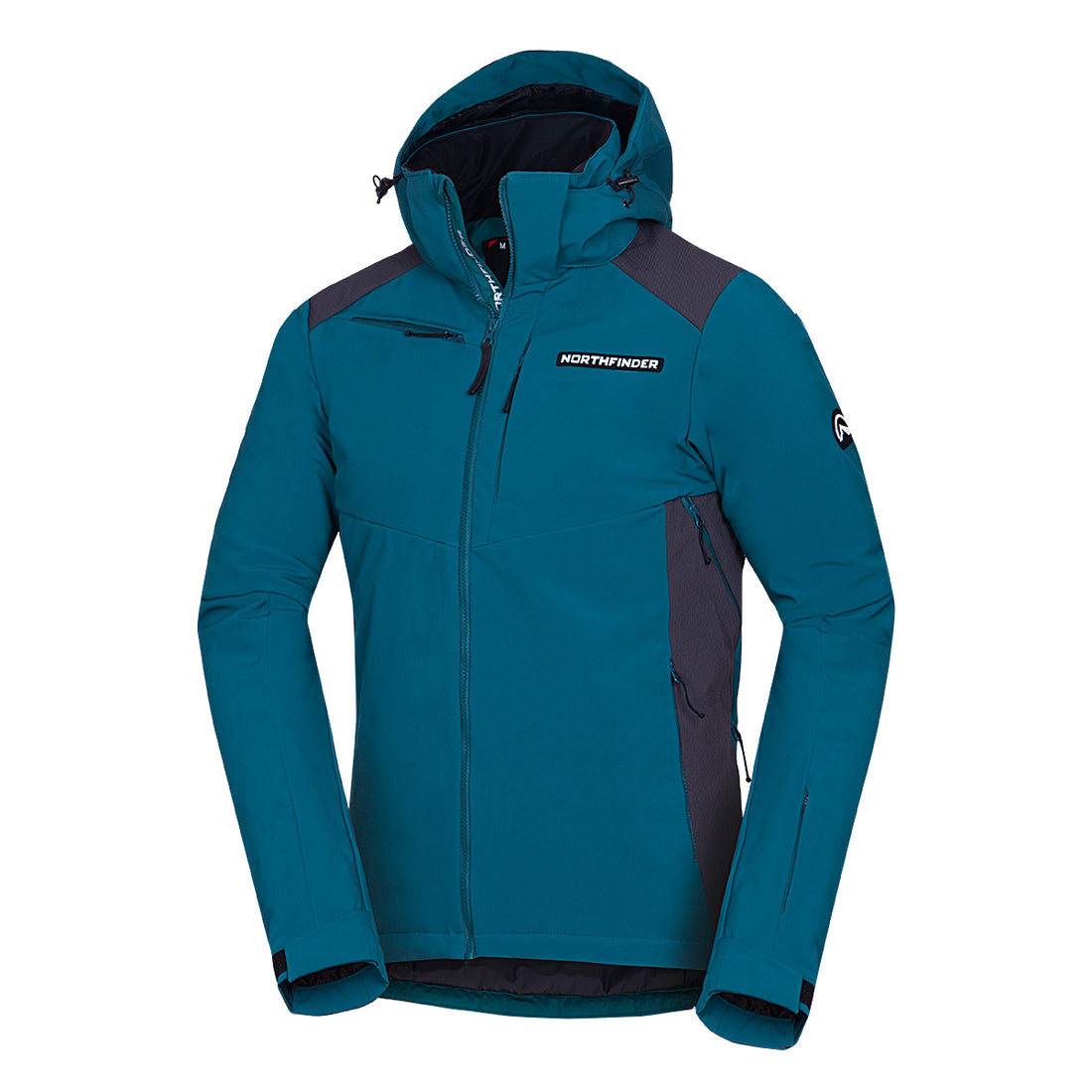 Men's softshell ski jacket DREWIN BU-5009SNW