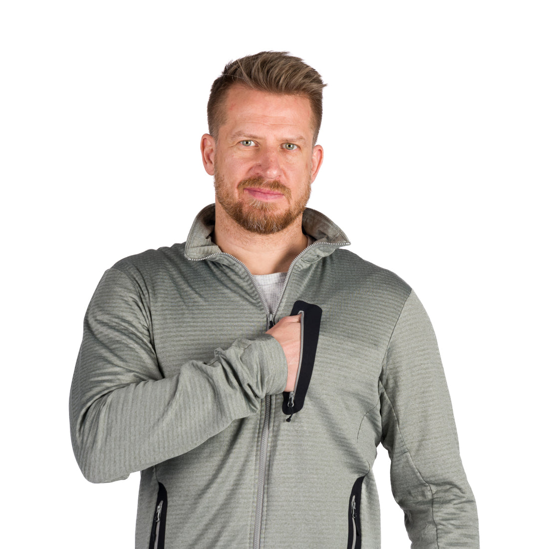 Men's sweatshirt grid JASIAH MI-3901OR