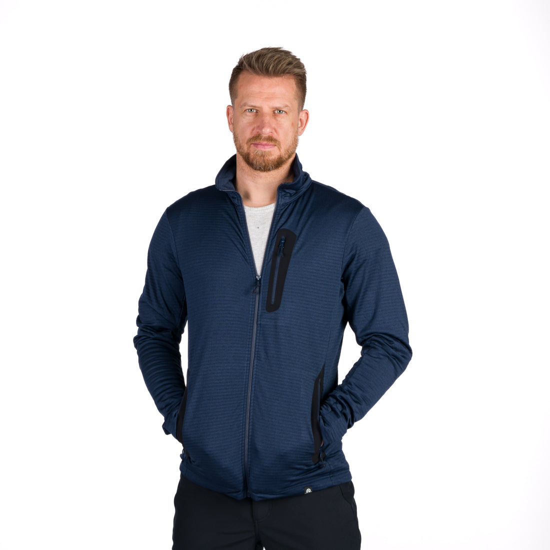 Men's sweatshirt grid JASIAH MI-3901OR