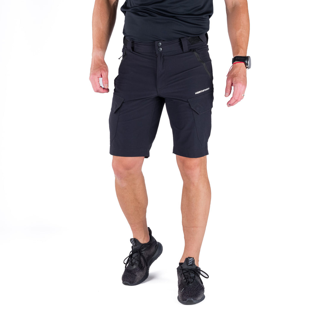  Men's trekking stretch pocket shorts ANTHON