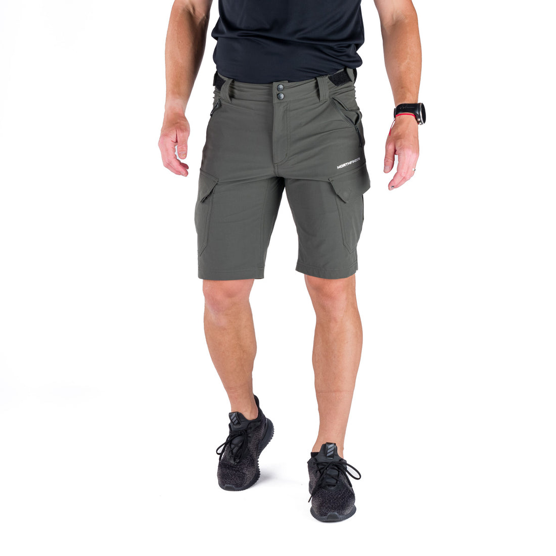  Men's trekking stretch pocket shorts ANTHON
