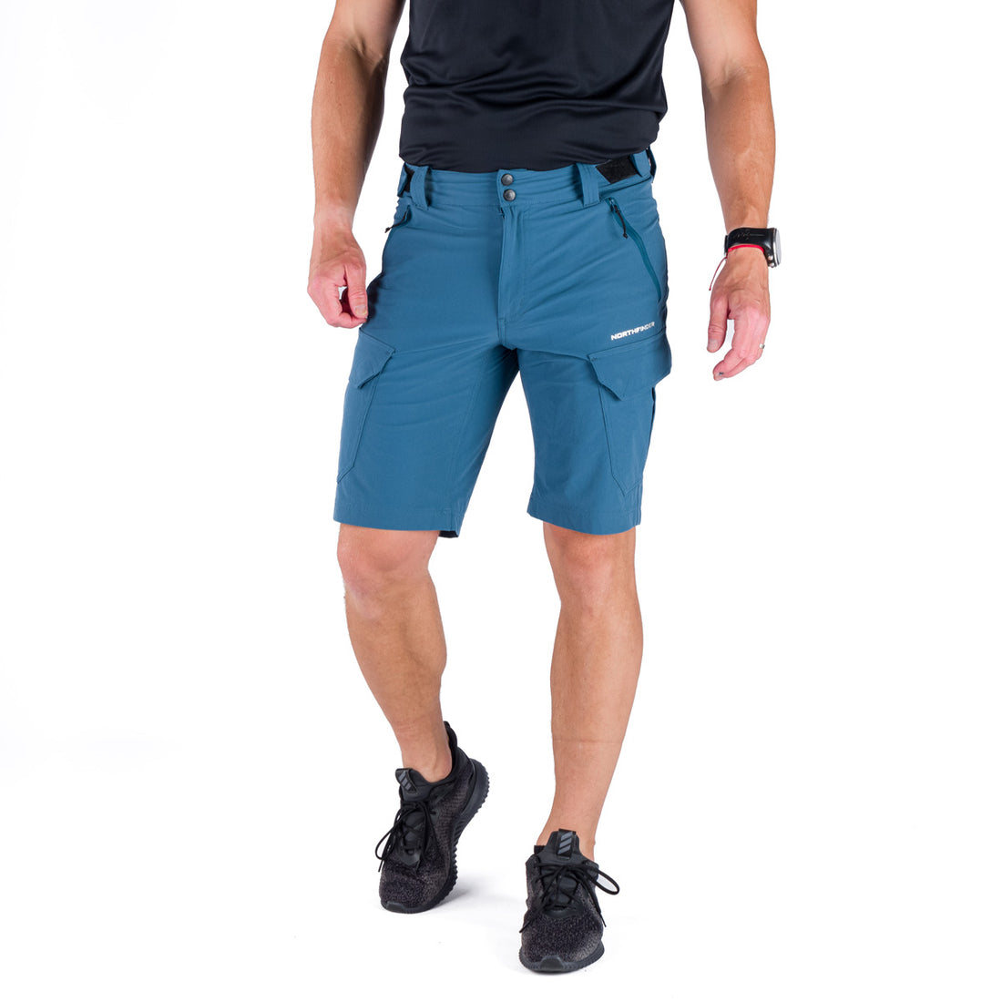  Men's trekking stretch pocket shorts ANTHON