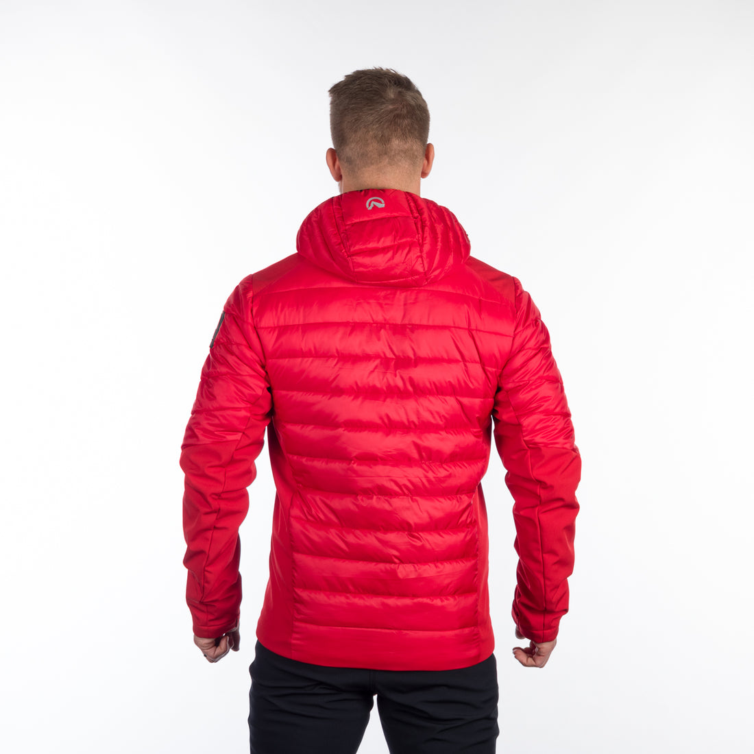 Men's urban hybrid insulated jacket with softshell BARRY