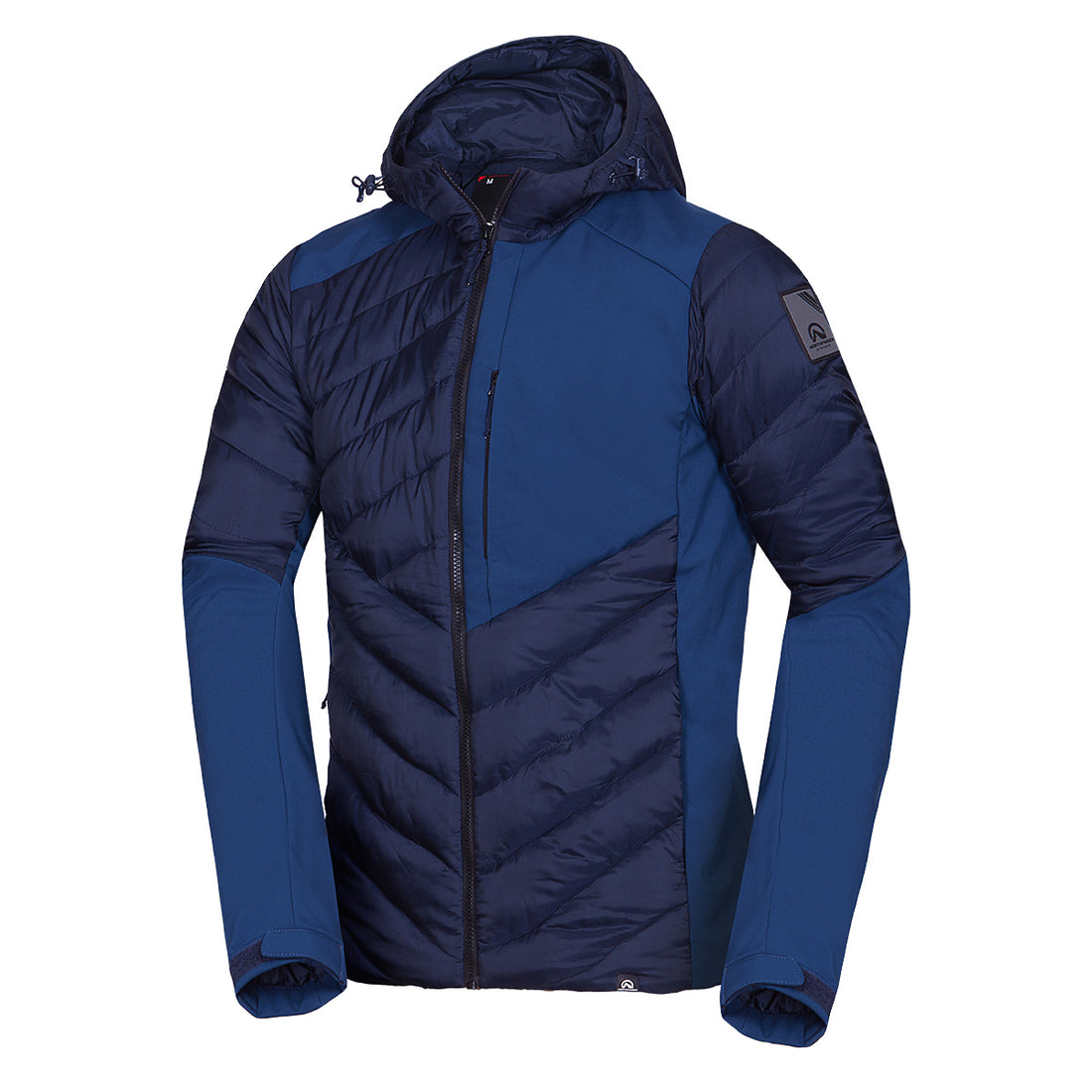 Men's urban hybrid insulated jacket with softshell BARRY