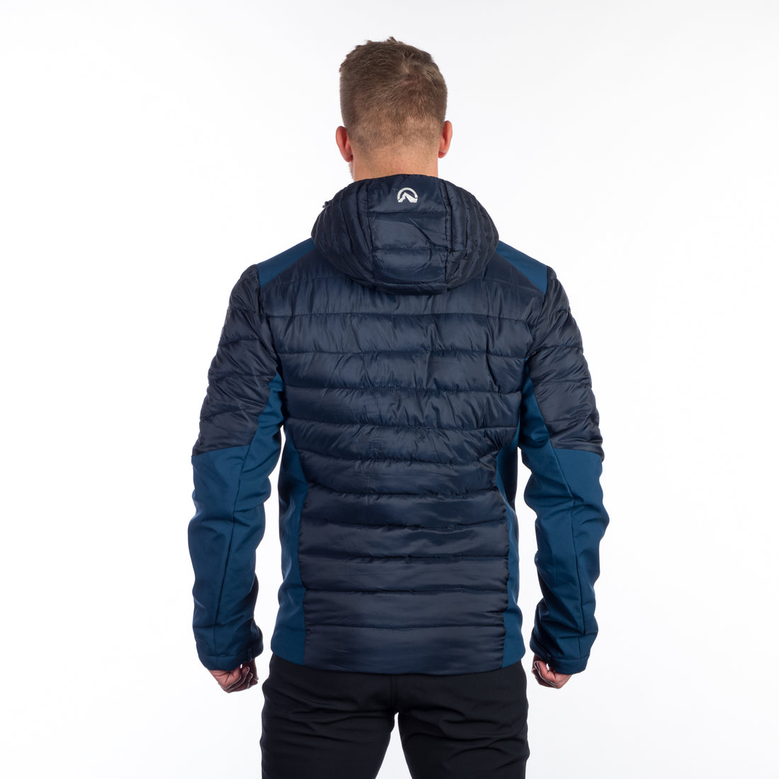 Men's urban hybrid insulated jacket with softshell BARRY