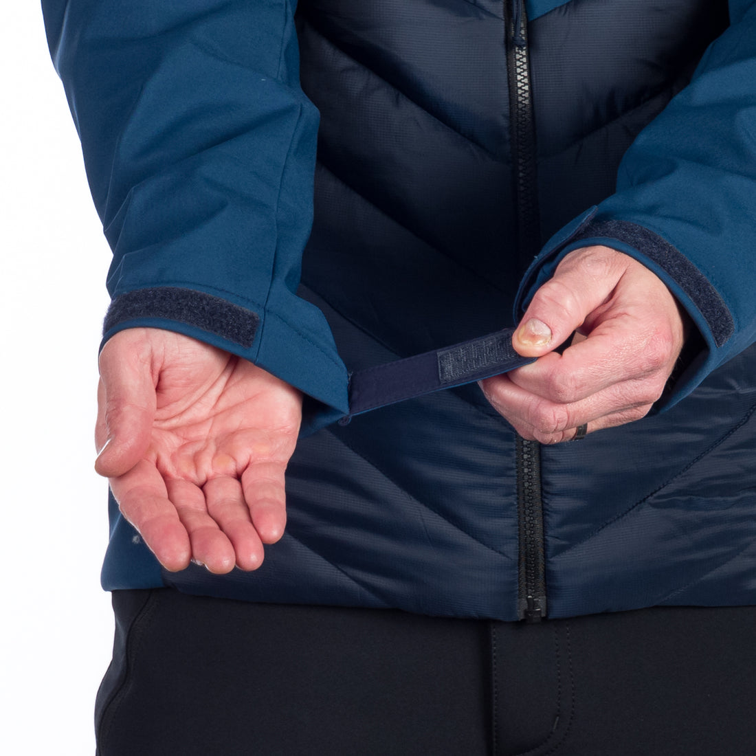 Men's urban hybrid insulated jacket with softshell BARRY