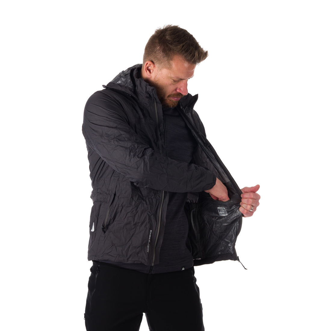 Men's waterproof multisport jacket stowable 2L NORTHKIT
