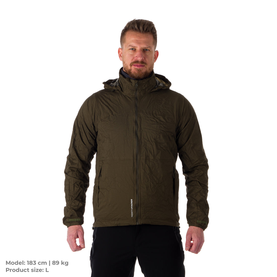 Men's waterproof multisport jacket stowable 2L NORTHKIT