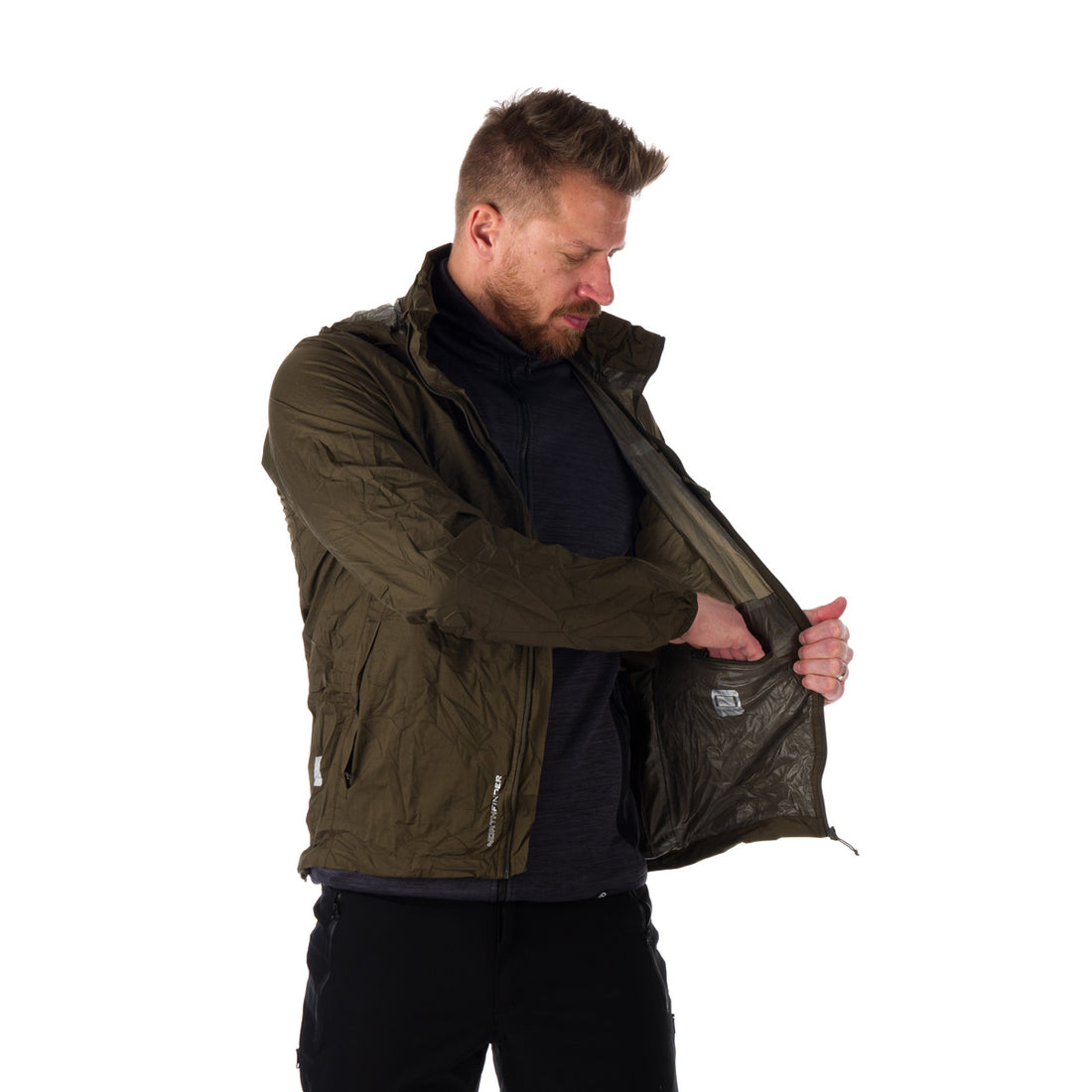 Men's waterproof multisport jacket stowable 2L NORTHKIT