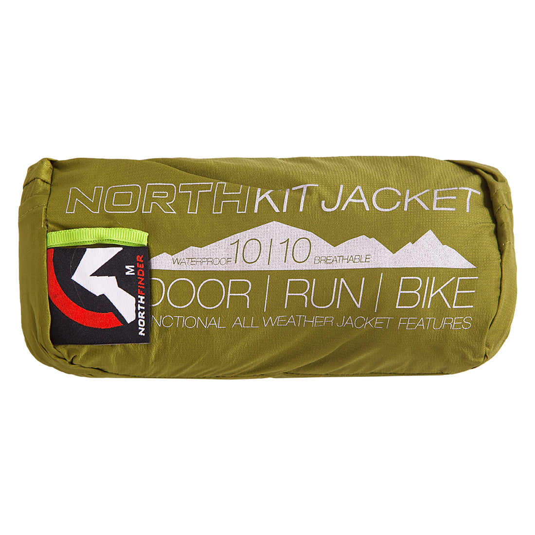 Men's waterproof multisport jacket stowable 2L NORTHKIT