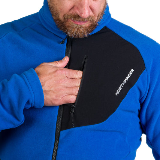 MI-3738PRO men's fleece sweatshirt  polartec® micro 200 PUPOV