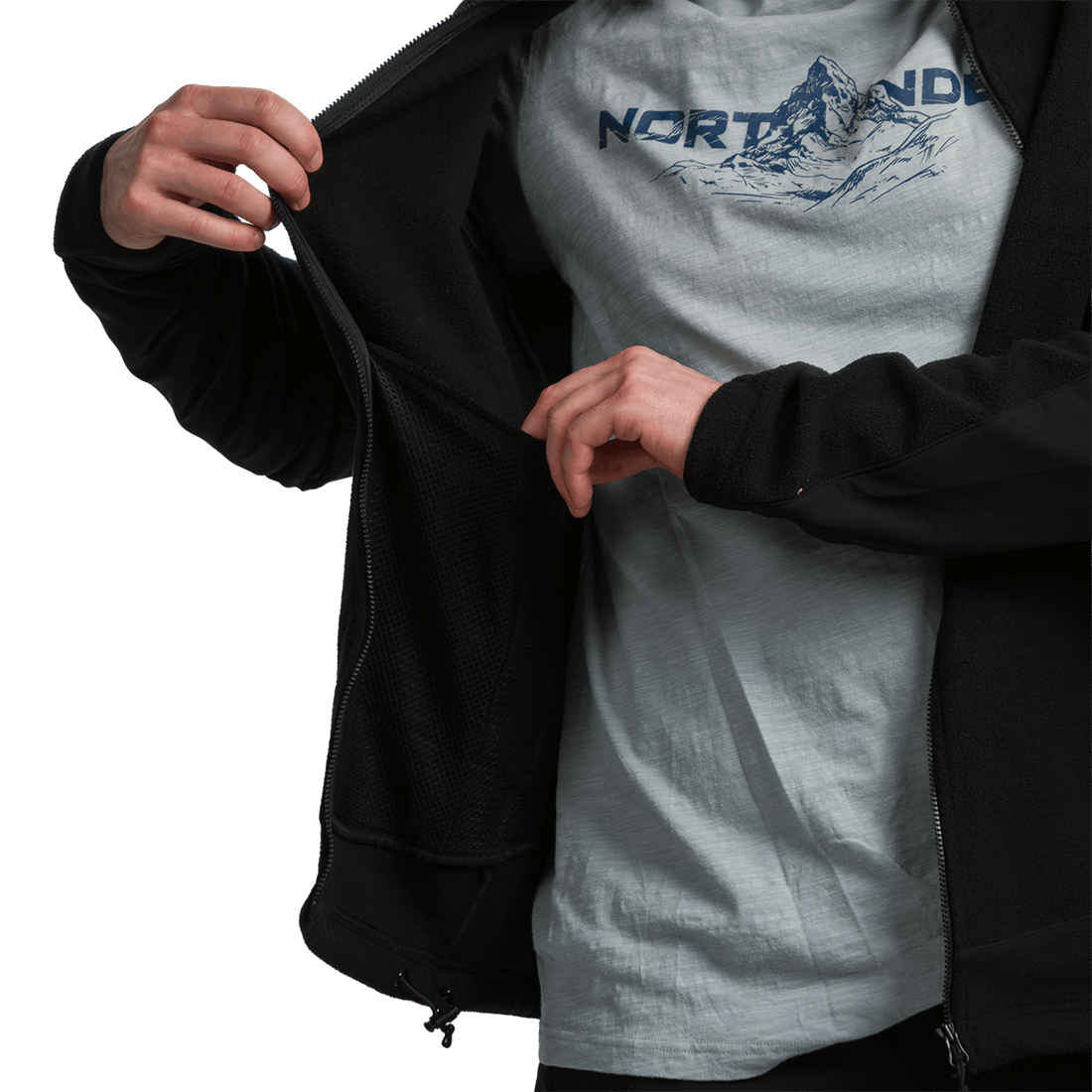 MI-3800OR men's outdoor fleece sweater EMMET