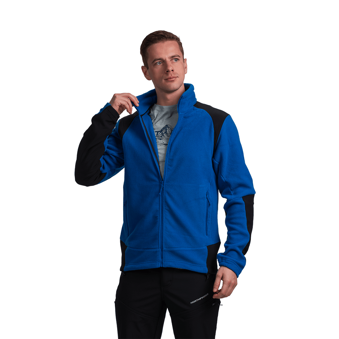 MI-3800OR men's outdoor fleece sweater EMMET