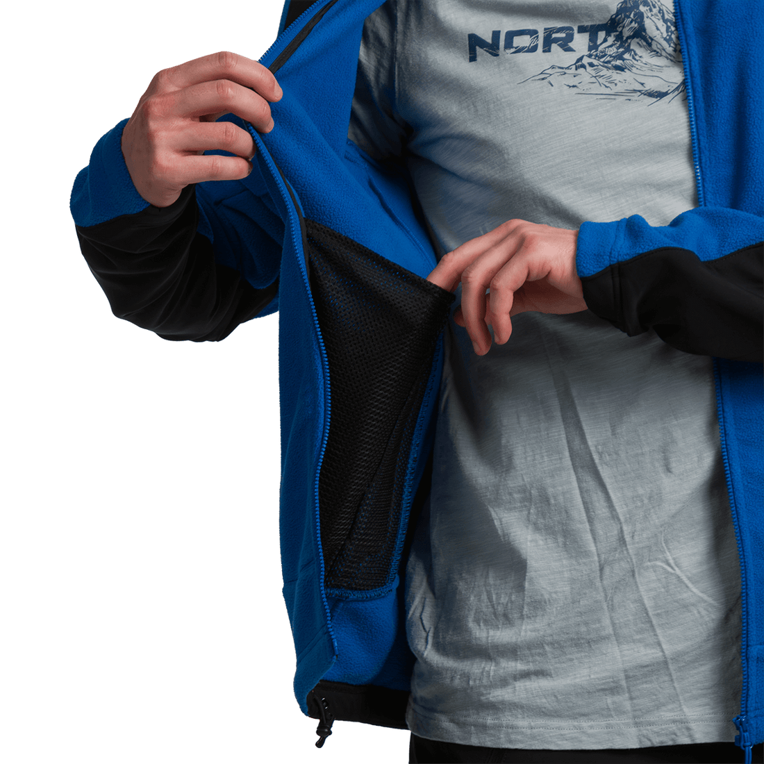 MI-3800OR men's outdoor fleece sweater EMMET