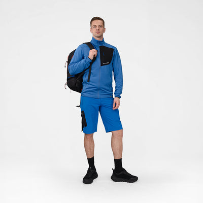 MI-38241OR men's fleece grid sweater TRUGBERG