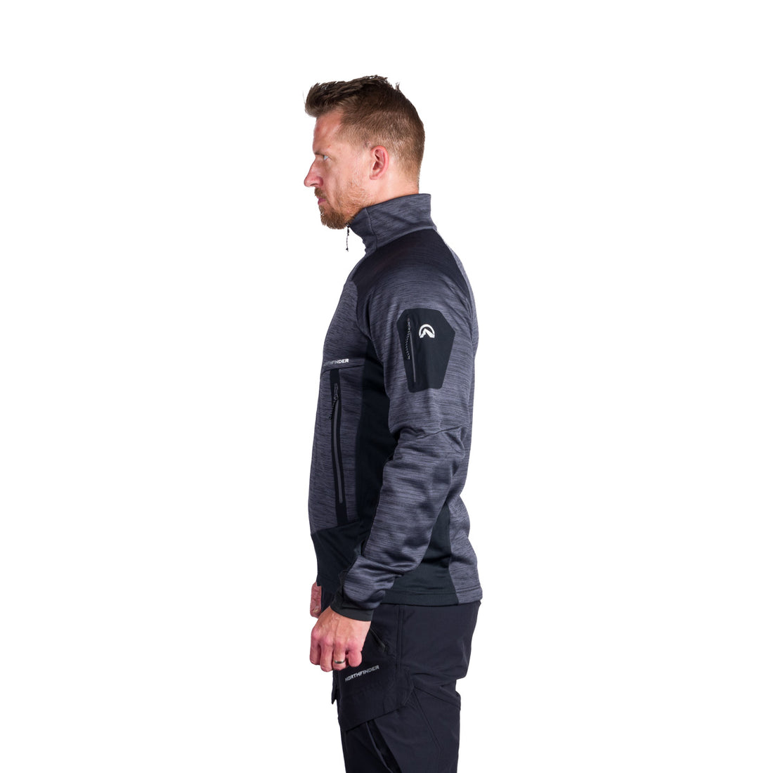 MI-3866OR men's melange multisport active sweater GENNARO