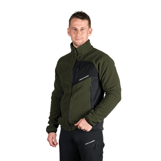 MI-3880OR men's fleece multisport active sweater JEDRZEJ