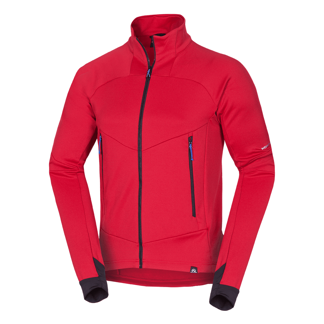 MI-3923OR men's lightweight fleece grid sweater JACINTO