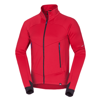 MI-3923OR men's lightweight fleece grid sweater JACINTO