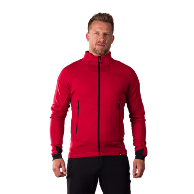 MI-3923OR men's lightweight fleece grid sweater JACINTO