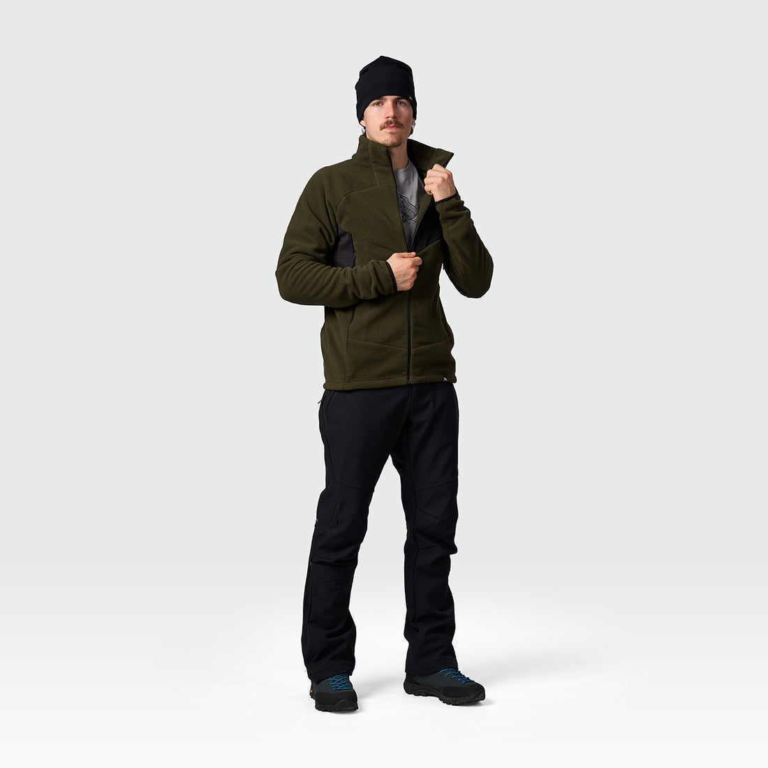 MI-3940OR men's fleece multisport sweater SALVA
