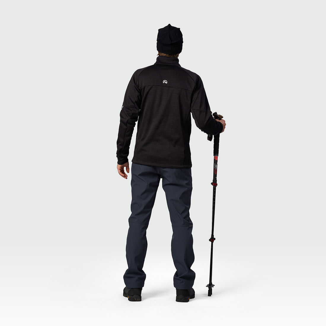 MI-3941OR men's melange trekking sweater RIGOBERT