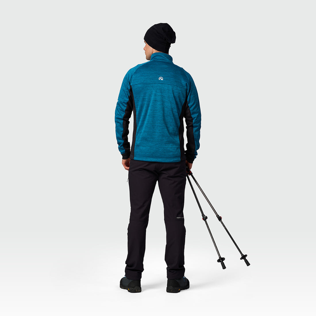 MI-3941OR men's melange trekking sweater RIGOBERT