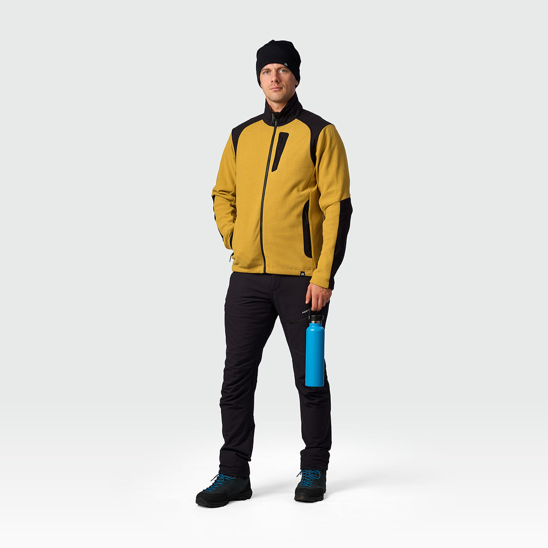 MI-3943OR men's trekking technical sweater with reinforcement TIAN