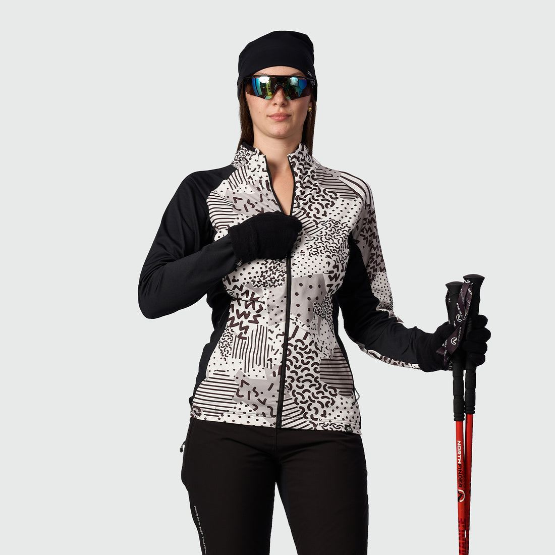 MI-46252SKP women's ski-touring sweater active sport full zip ZLIECHOVA