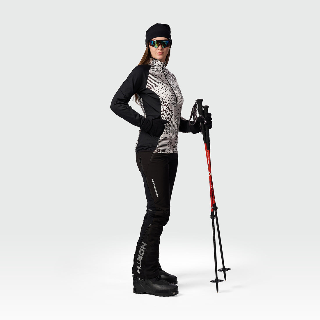 MI-46252SKP women's ski-touring sweater active sport full zip ZLIECHOVA