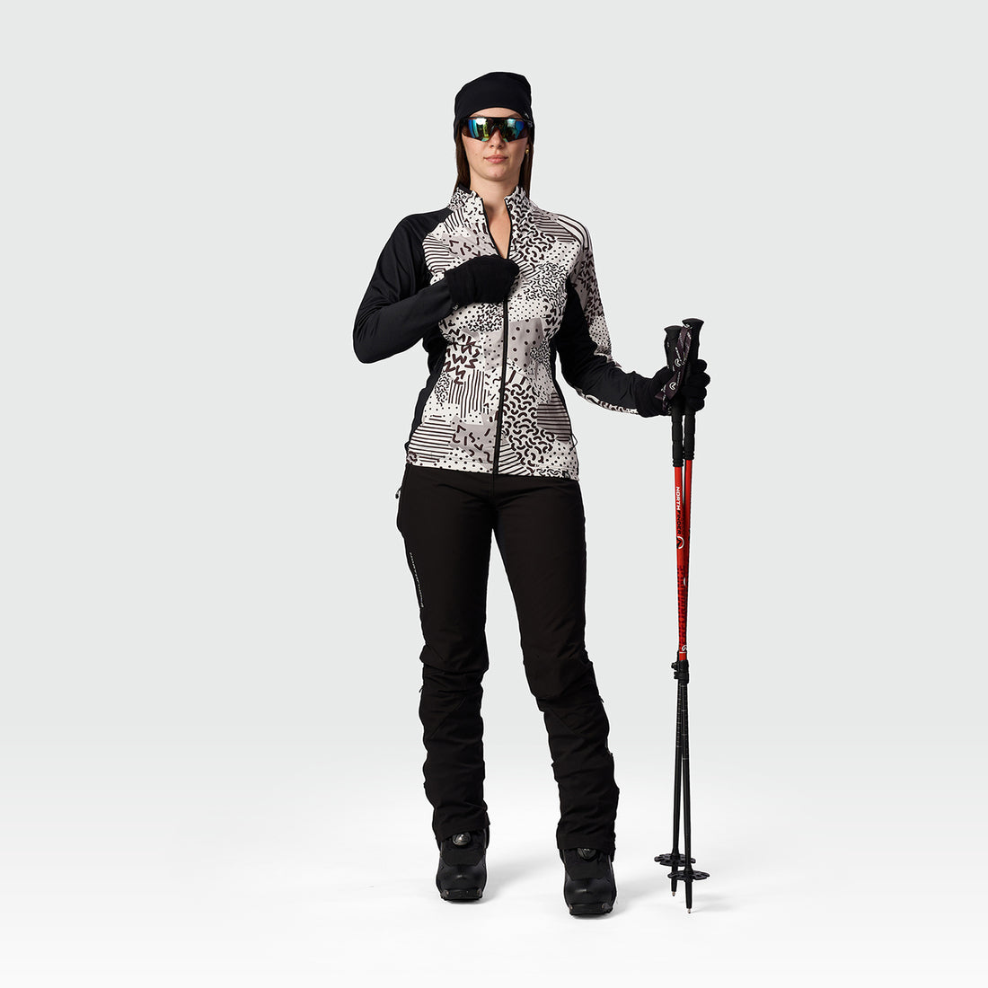 MI-46252SKP women's ski-touring sweater active sport full zip ZLIECHOVA
