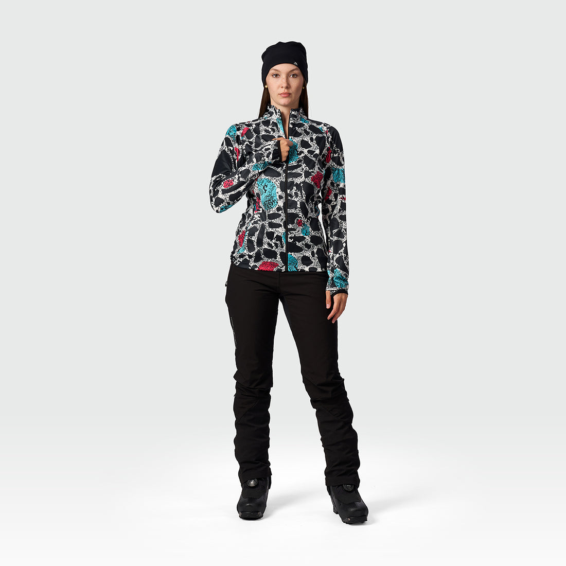 MI-46252SKP women's ski-touring sweater active sport full zip ZLIECHOVA