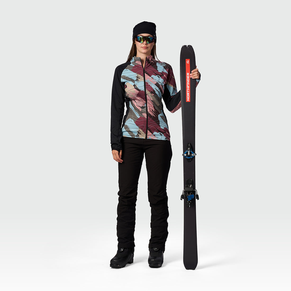 MI-46252SKP women's ski-touring sweater active sport full zip ZLIECHOVA
