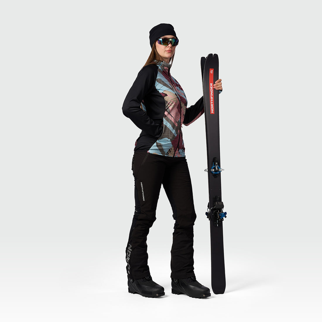 MI-46252SKP women's ski-touring sweater active sport full zip ZLIECHOVA