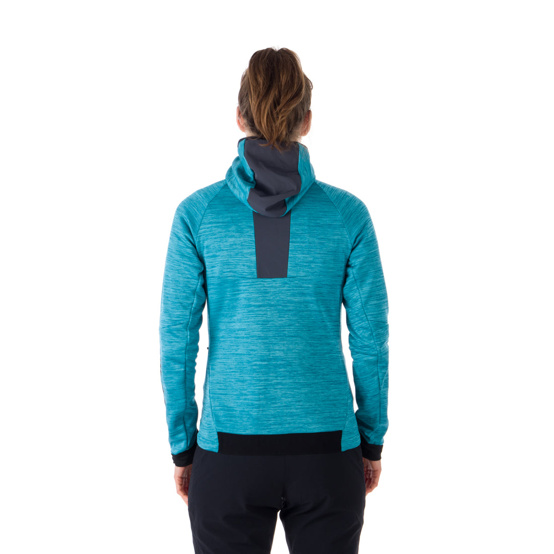 MI-4770OR women's melange outdoor active hoodie sweater ADDILYN