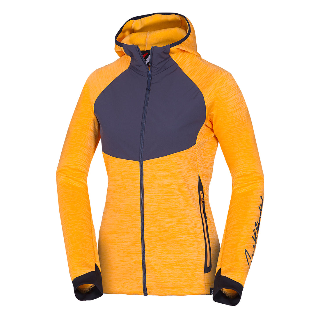 MI-4770OR women's melange outdoor active hoodie sweater ADDILYN