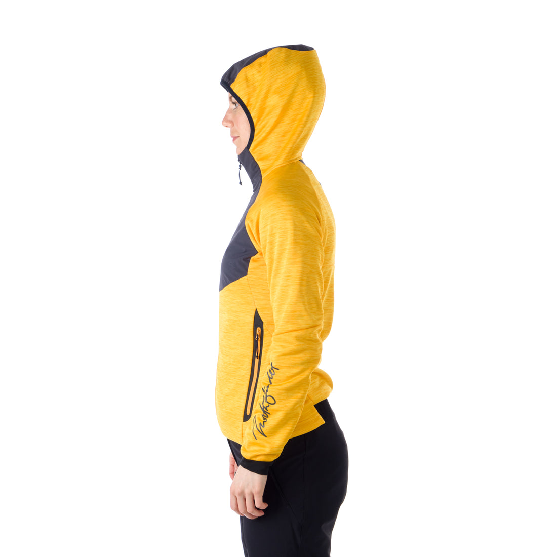 MI-4770OR women's melange outdoor active hoodie sweater ADDILYN