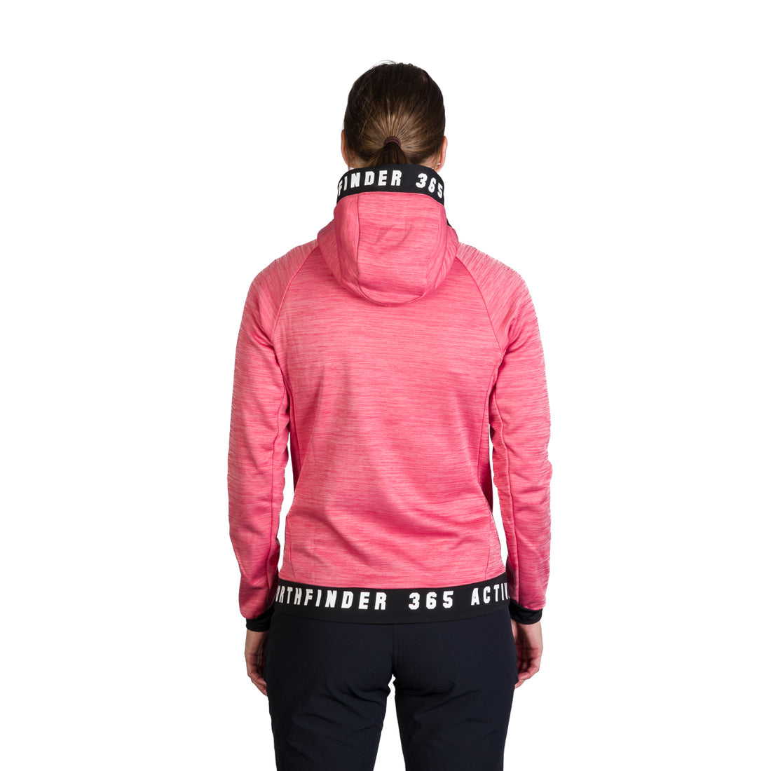 MI-4794OR women's melange hoody active sweater FELICIA