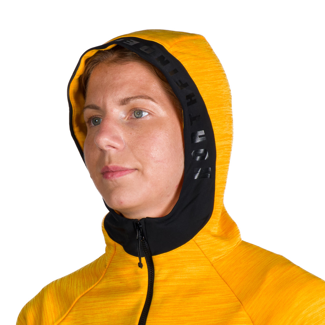 MI-4794OR women's melange hoody active sweater FELICIA