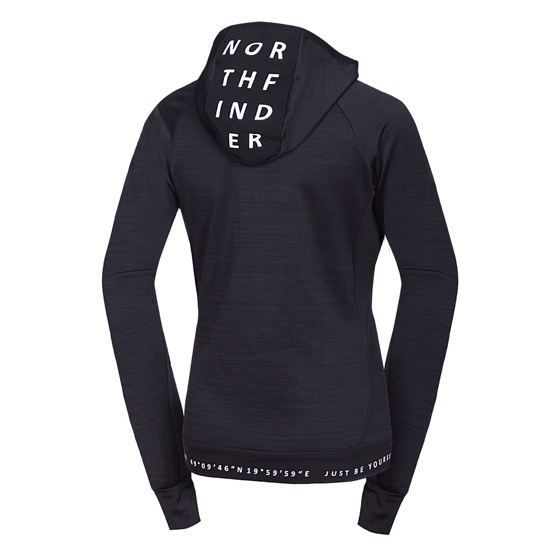 MI-4810OR women's melange outdoor active hoodie sweater PAULINE