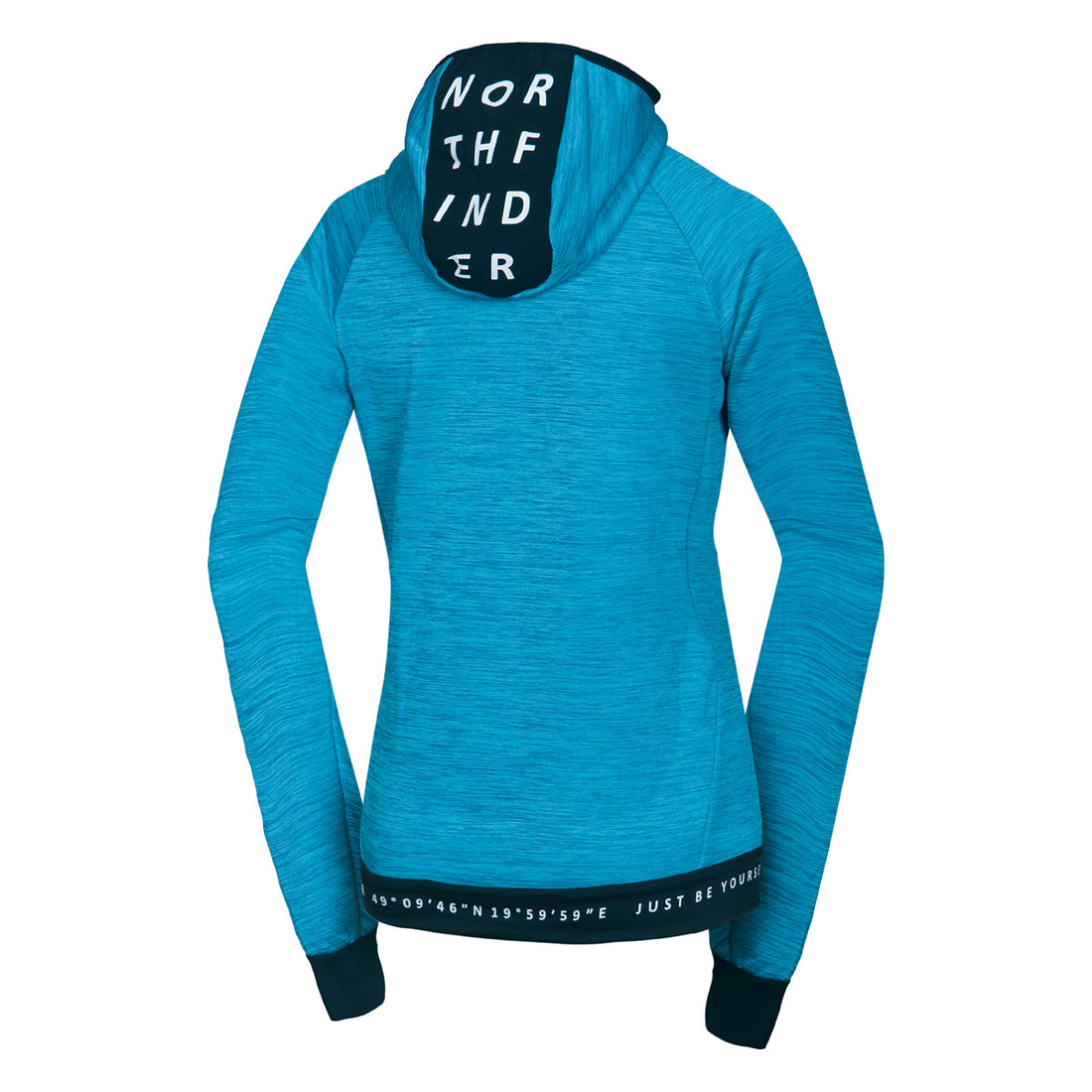 MI-4810OR women's melange outdoor active hoodie sweater PAULINE