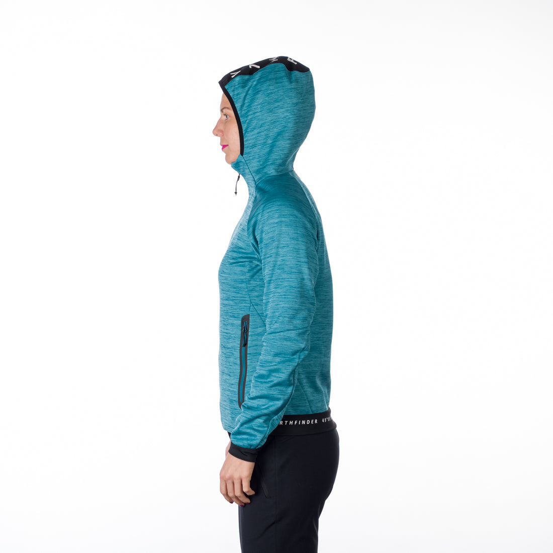 MI-4810OR women's melange outdoor active hoodie sweater PAULINE