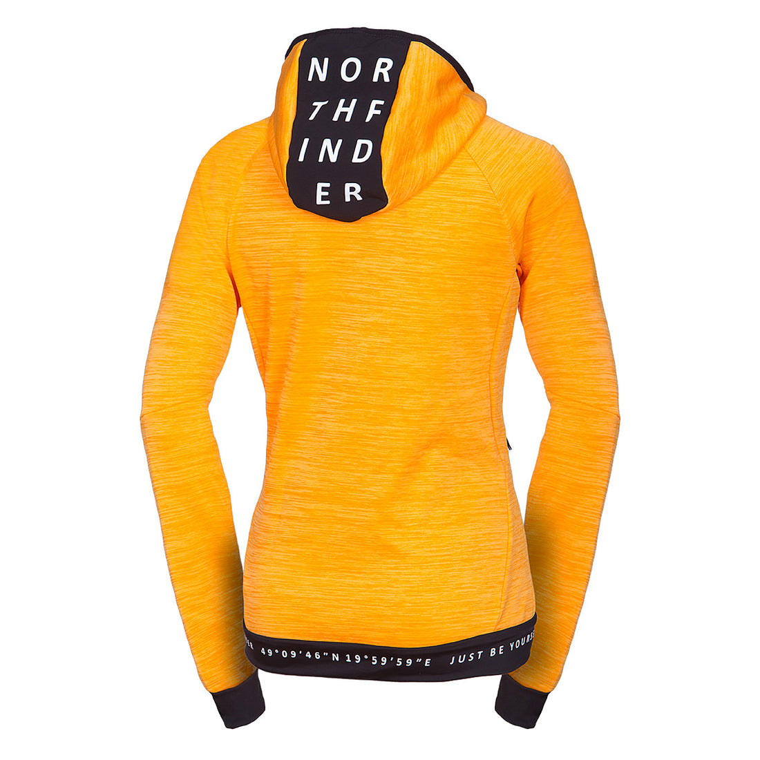 MI-4810OR women's melange outdoor active hoodie sweater PAULINE