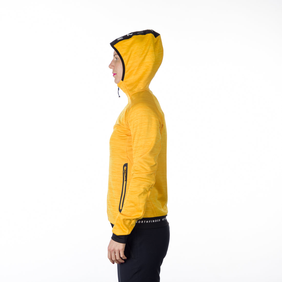 MI-4810OR women's melange outdoor active hoodie sweater PAULINE