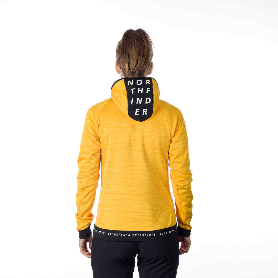 MI-4810OR women's melange outdoor active hoodie sweater PAULINE